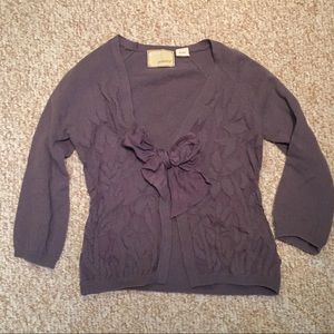 GUINEVERE Anthropologie Lavender 3/4 Sleeve Cardigan | Women’s XS